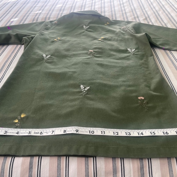 NWT! AG Jeans Women's Embroidered Field Jacket XS/S Petite 1of a Kind! - Picture 6 of 8